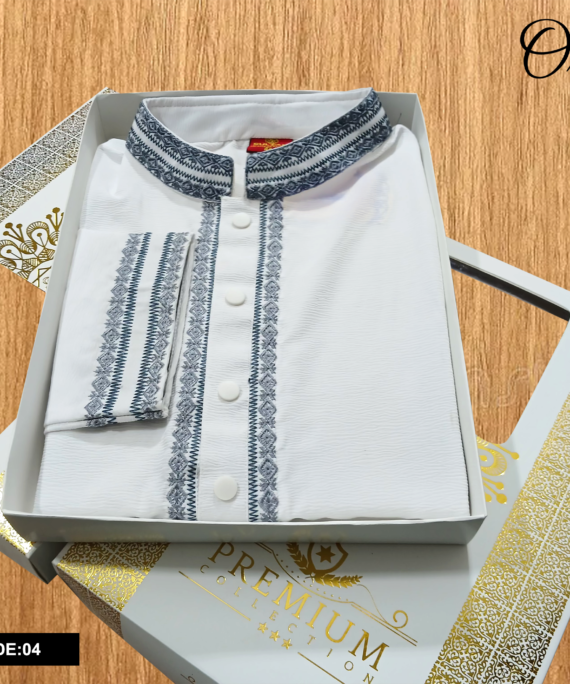 Premium Jafran Fabrics Panjabi